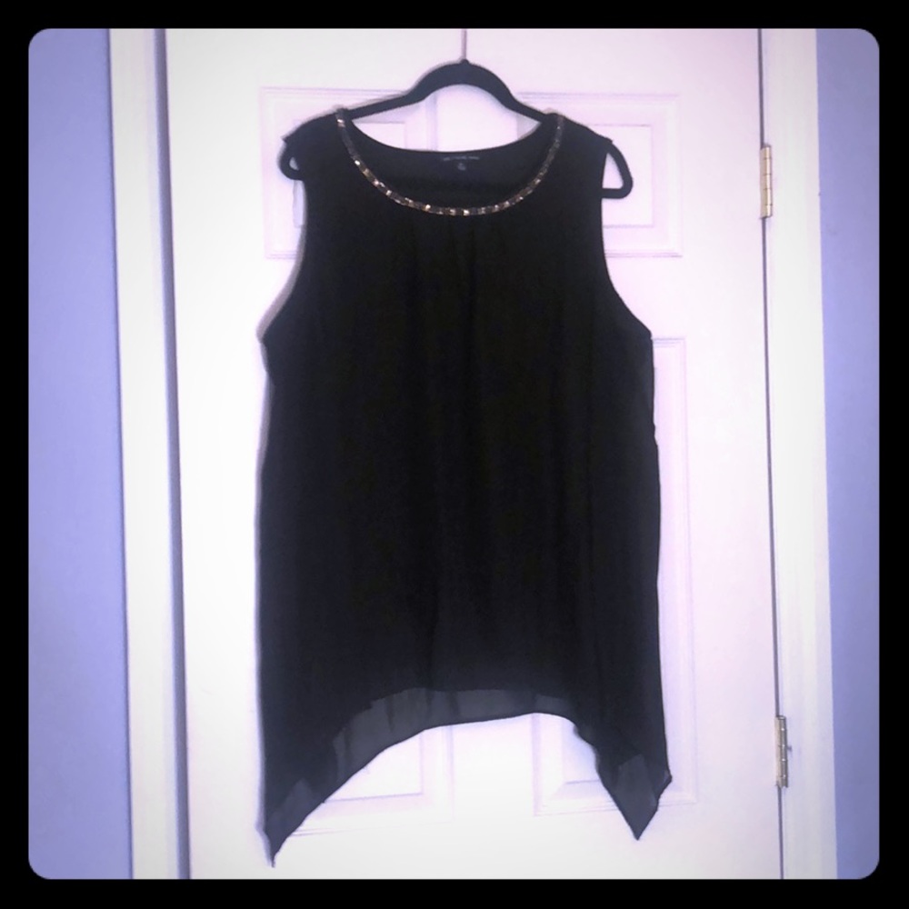 Black Zac & Rachel Woman Sleeveless Blouse NWOT